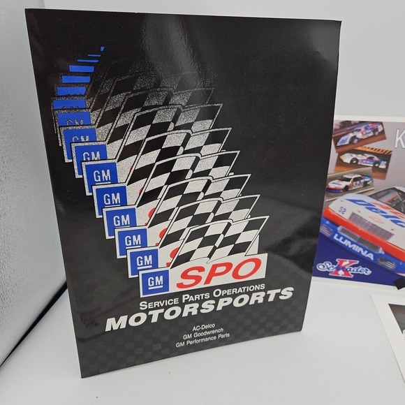 Vintage Nascar Press Kit GM Motorsports Ken Schrader Media Guide 1994 AC Delco - Picture 5 of 7